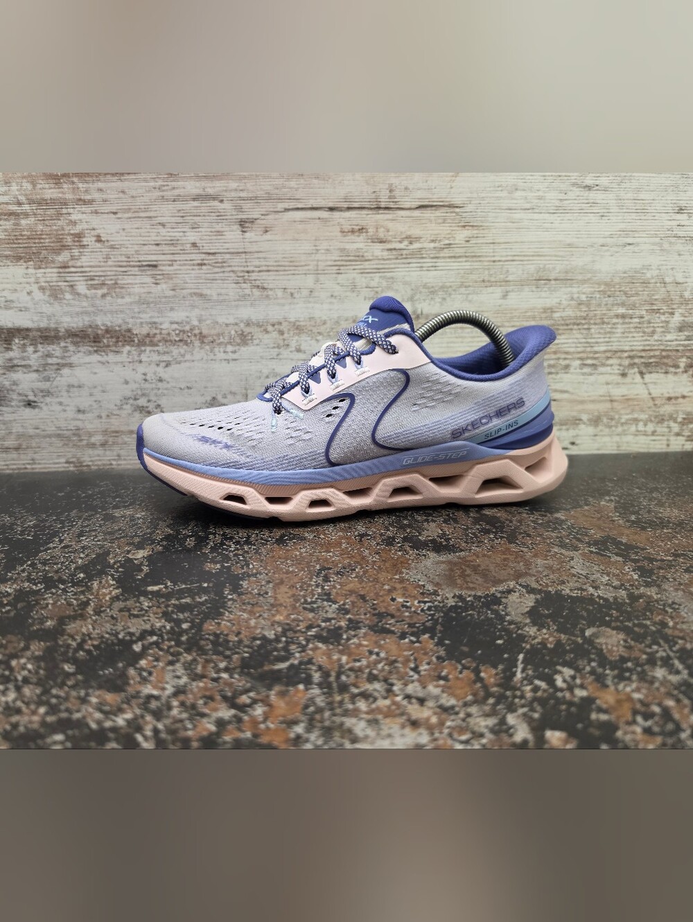 Womens Skechers Glide-Step Atlus-Adrenaline Rush Slip-ins Shoes Sz 8.5 150512 PK